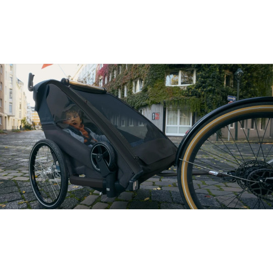 Croozer Kid Lykke 2 – Blueberry Blue | Premium Doppelanhänger