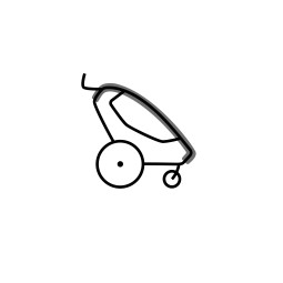 Croozer Regenverdeck Kid Lykke 2 – Bescherming tegen regen & wind