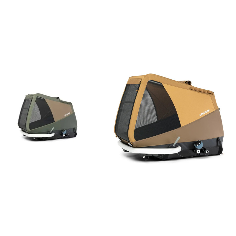Croozer Dog L Enna Housse Extérieure / Body – Jaune Sable ou Vert Mousse