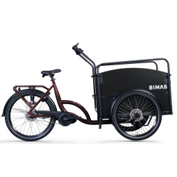 Bimas eCargo 3.3 Premium Elektrische Bakfiets – Merlot Royale