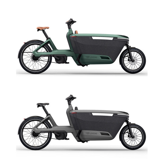 Lovens Explorer 2 S100 ABS Vélo cargo électrique – Bosch Cargo Line 100Nm – Gates CDX