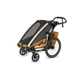 Thule Chariot Sport 2 Single Fietskar – Natural Gold – 4-in-1 Premium Kinderfietskar