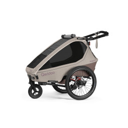 Qeridoo Kidgoo 1 Pro Gen 2 Fietskar – 1 Kind – 4-in-1 Multisport – Met Schijfrem & Joggerset