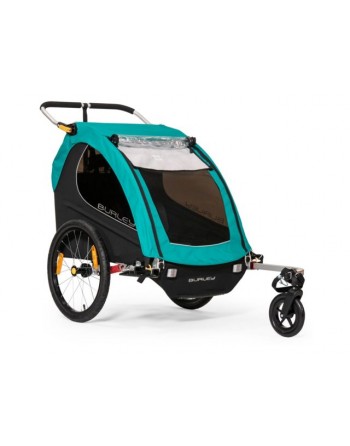 Burley Fietskar Encore X Kind Turquoise