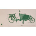 Vogue Carry 2 electric cargo bike Brown - Bafang