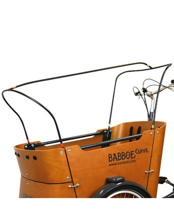 Babboe curve tent poles rain tent / sun roof incl. 4 bracket holders
