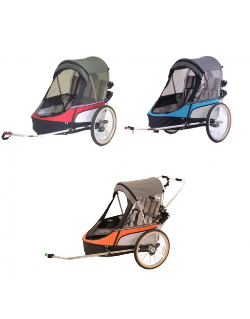 Wike double Premium bike trailer