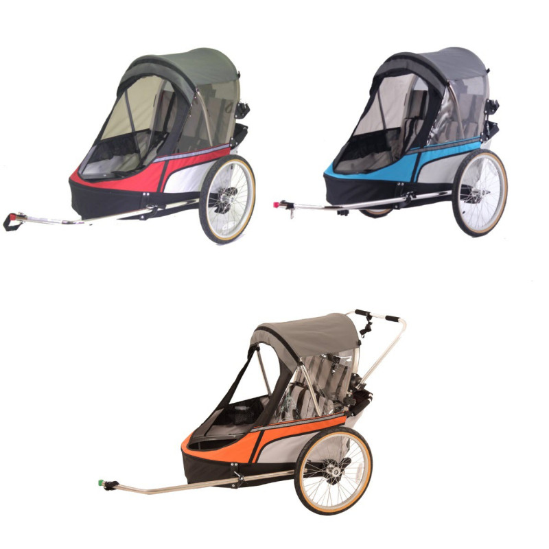 Wike double Premium bike trailer