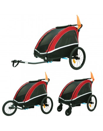 KidsCab Vector fietskar met vering