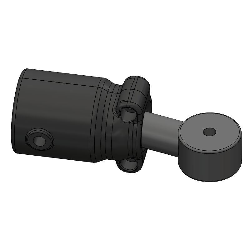 Qeridoo Drawbar Head with Internal Hex 2018 – Connection Between Drawbar and Bike Coupling